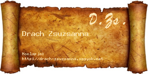 Drach Zsuzsanna névjegykártya