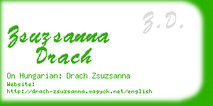 zsuzsanna drach business card